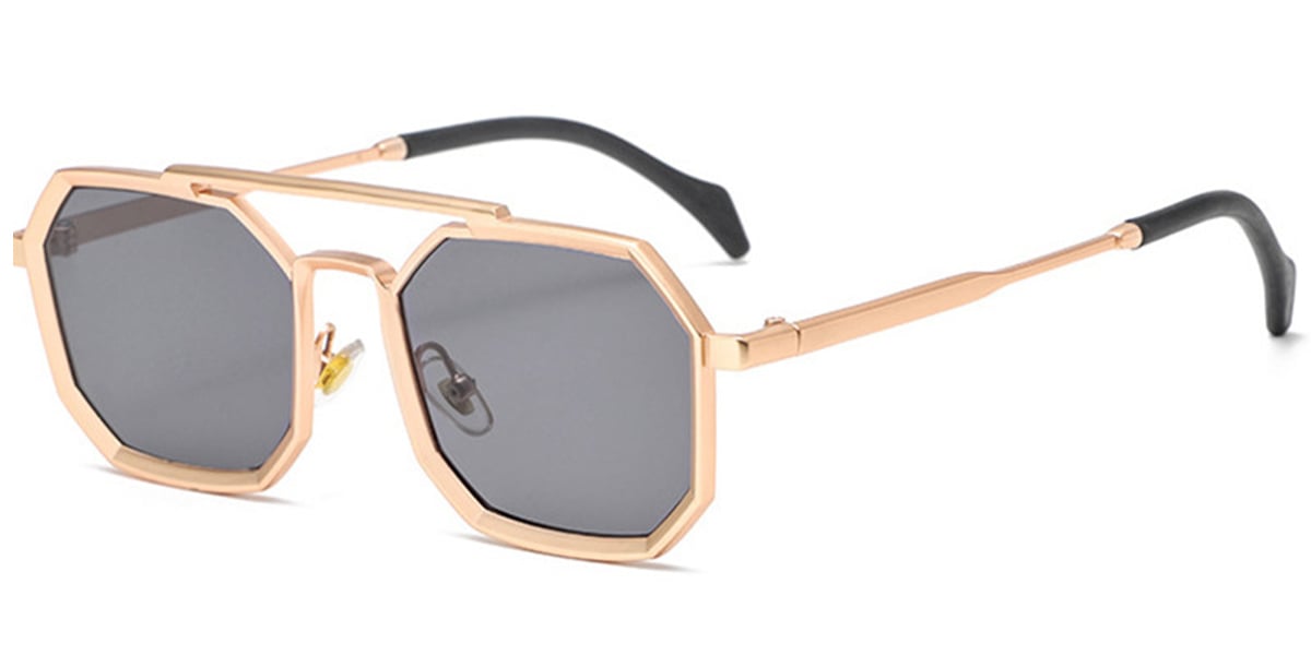 Aviator Sunglasses gold+dark_grey