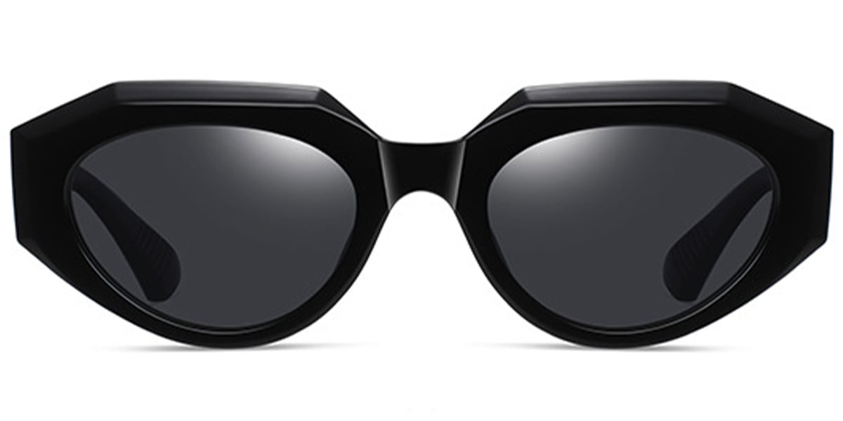 Geometric Sunglasses black+dark_grey_polarized