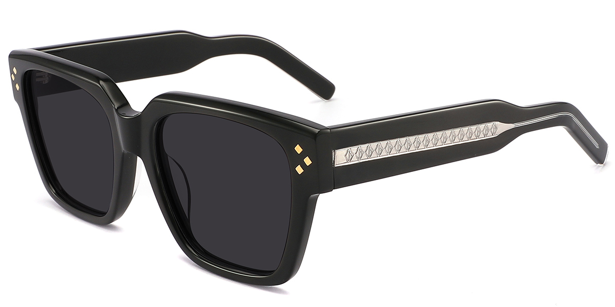 SQUARE FRAME SUNGLASSES  567447 IN ACETATE