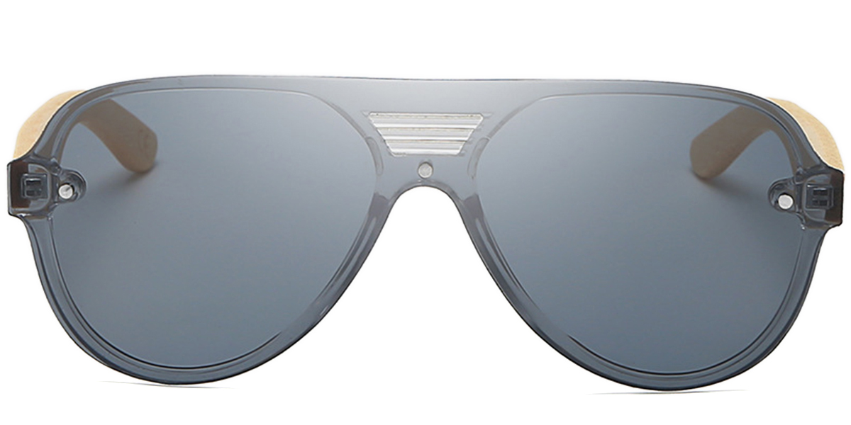 Aviator Sunglasses wood_texture-light_brown+dark_grey_polarized