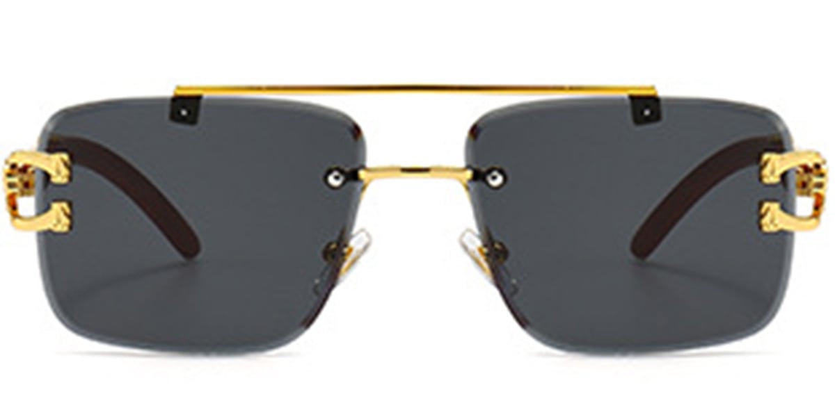 Aviator Sunglasses gold+dark_grey