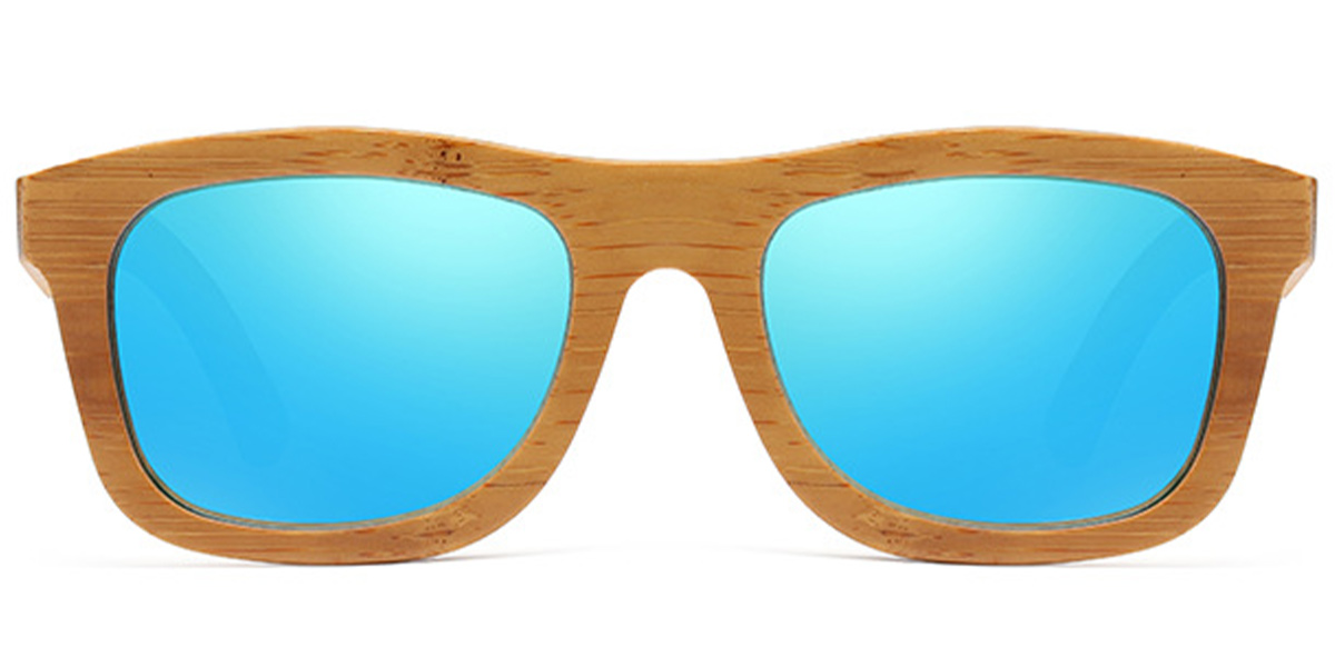 Wholesale Bamboo Square Sunglasses