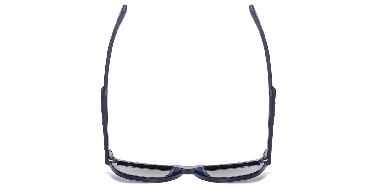 Acetate Square Sunglasses blue+mirrored_blue_polarized