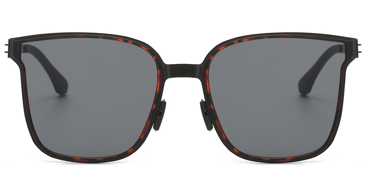 Geometric Sunglasses tortoiseshell-black+dark_grey