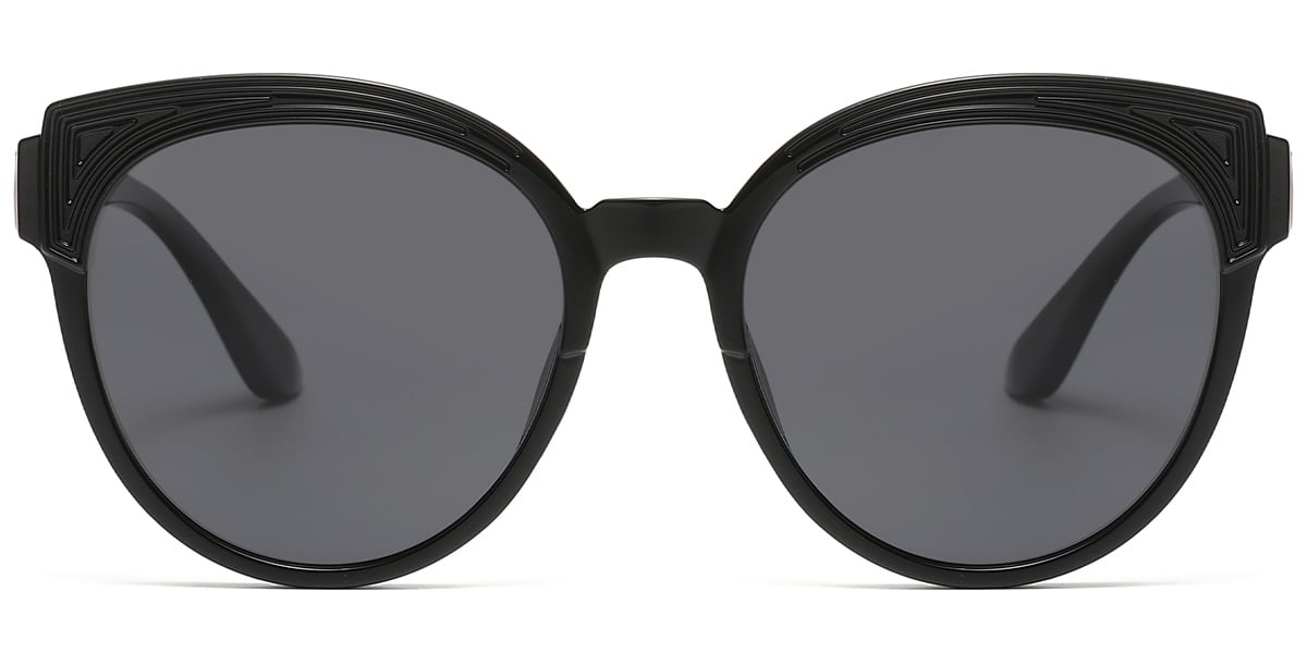 Geometric Sunglasses black+dark_grey_polarized