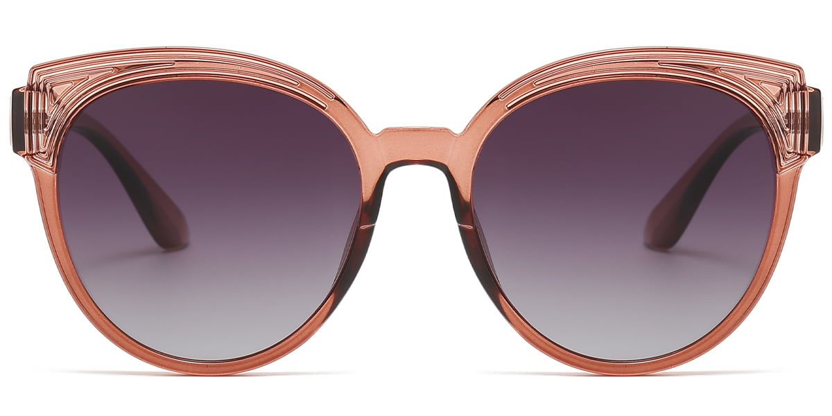 Geometric Sunglasses translucent-brown+gradient_grey_polarized