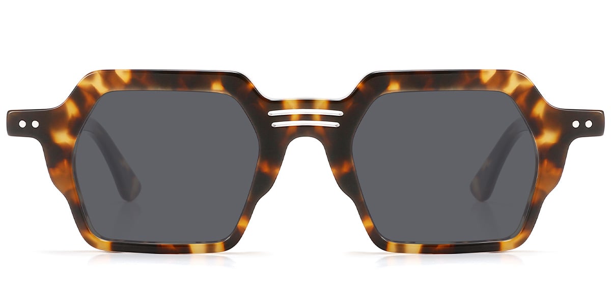 Acetate Square Sunglasses 