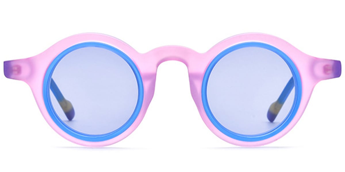 Acetate Round Sunglasses 