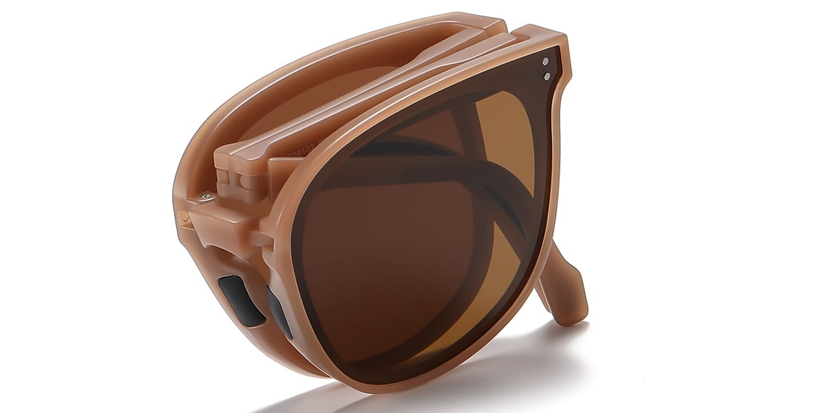 Square Sunglasses brown+amber_polarized