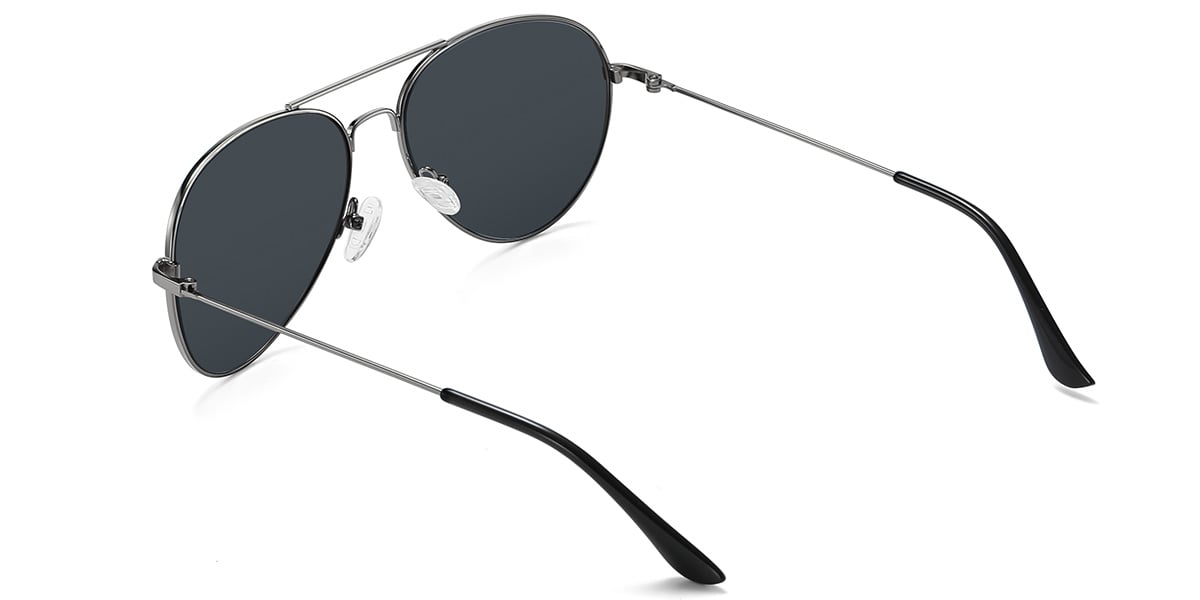 Aviator Sunglasses gun_metal+dark_grey
