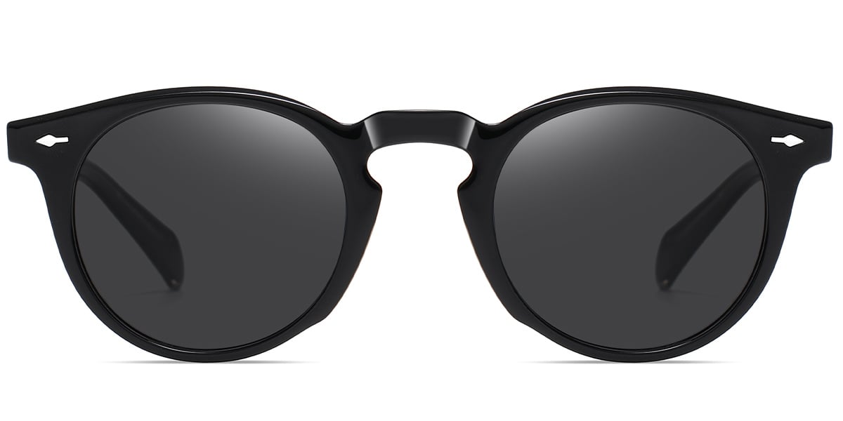 Acetate Round Sunglasses 