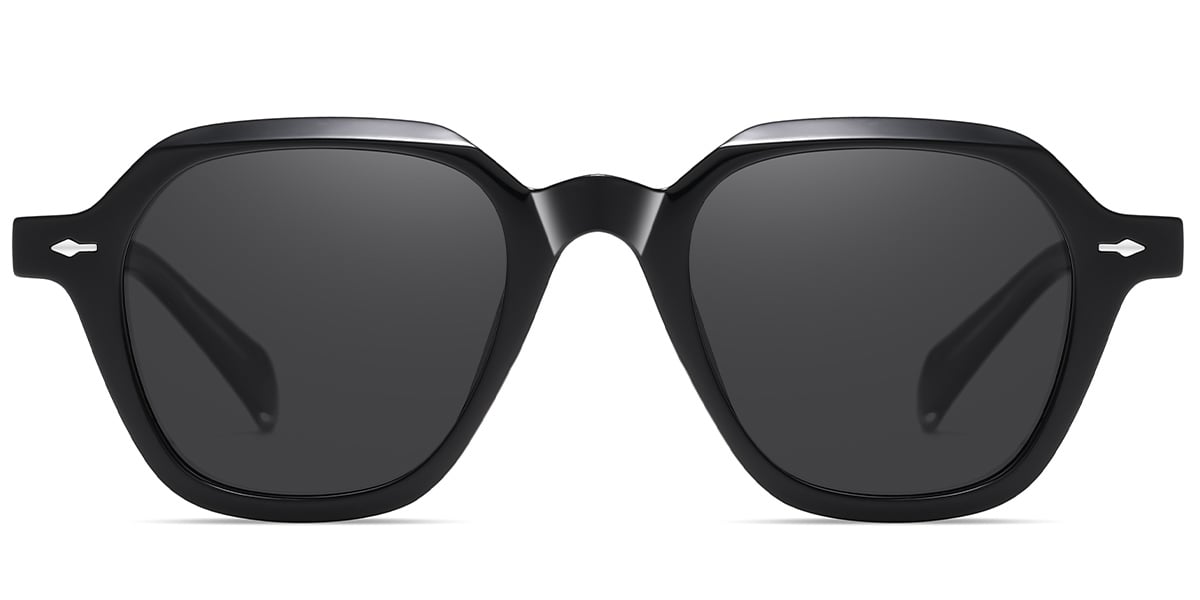 Acetate Square Sunglasses 