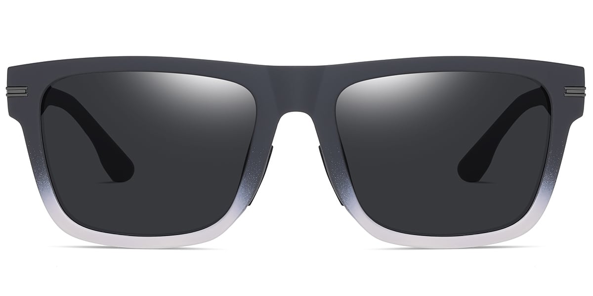 Square Sunglasses gradient_grey+dark_grey_polarized