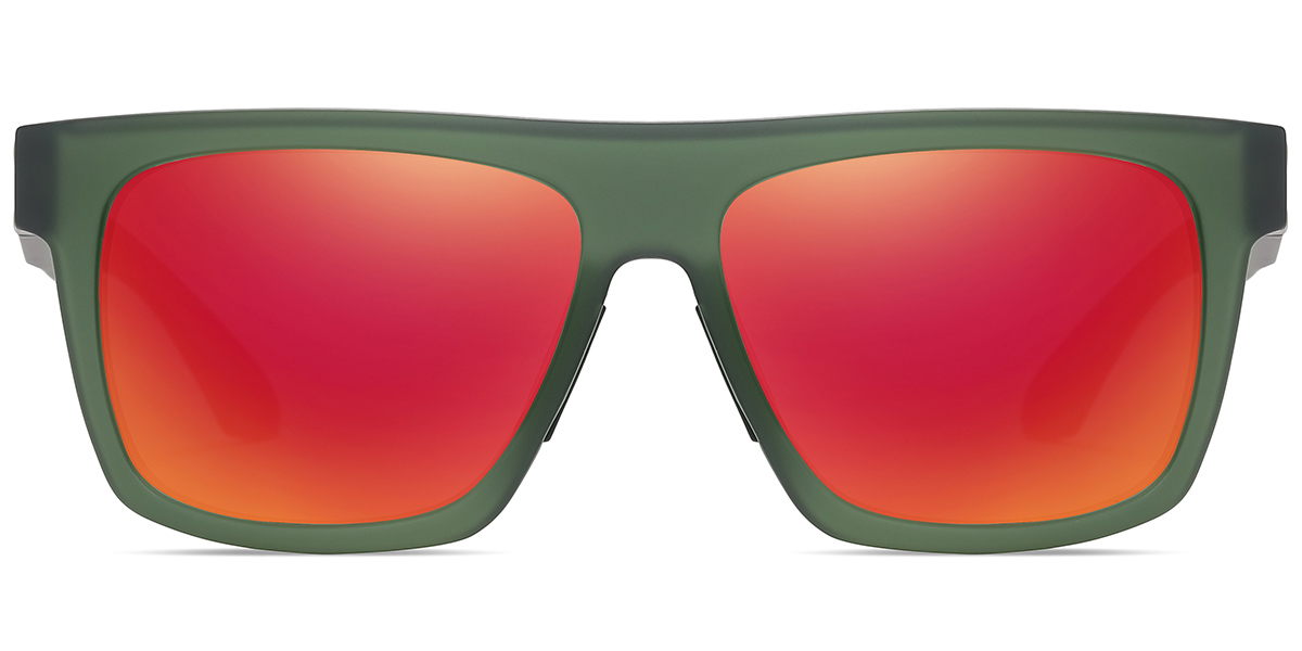 Square Sunglasses brown+amber_polarized