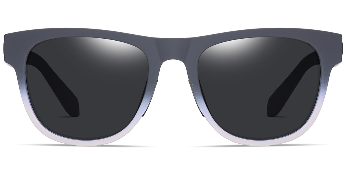 Square Sunglasses gradient_grey+dark_grey_polarized