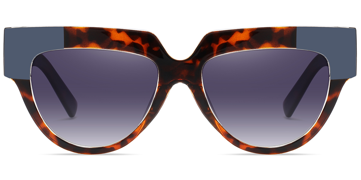 Acetate Geometric Sunglasses 