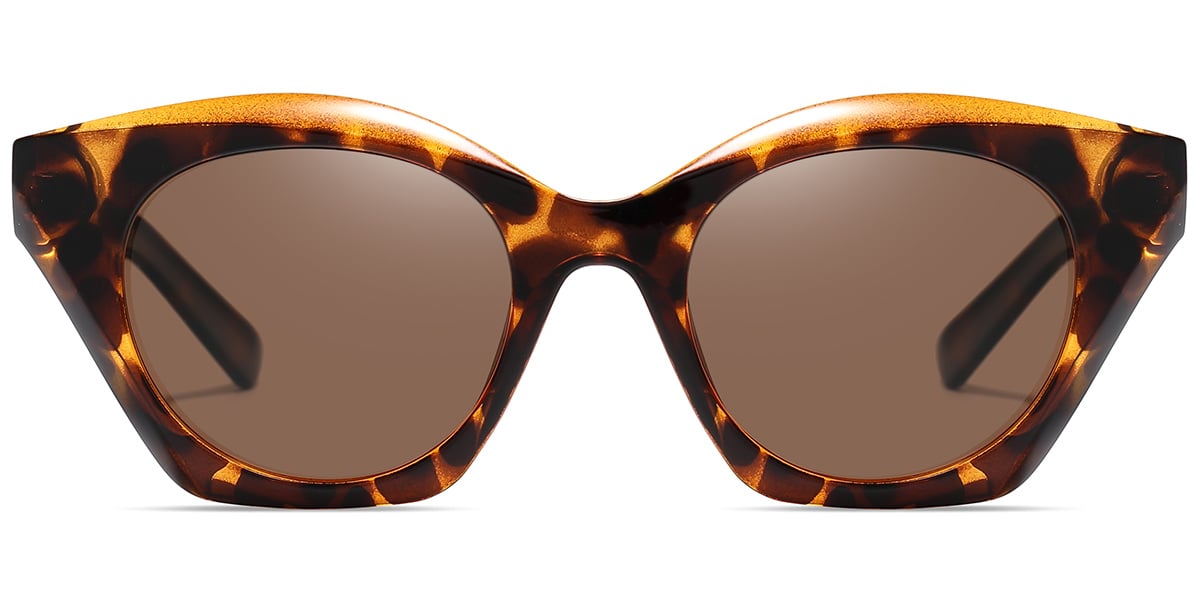 Acetate Square Sunglasses tortoiseshell+amber_polarized