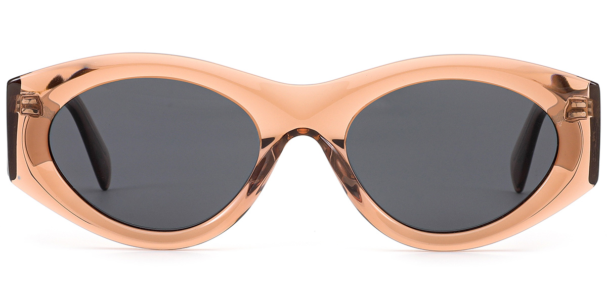 Acetate Oval Sunglasses 