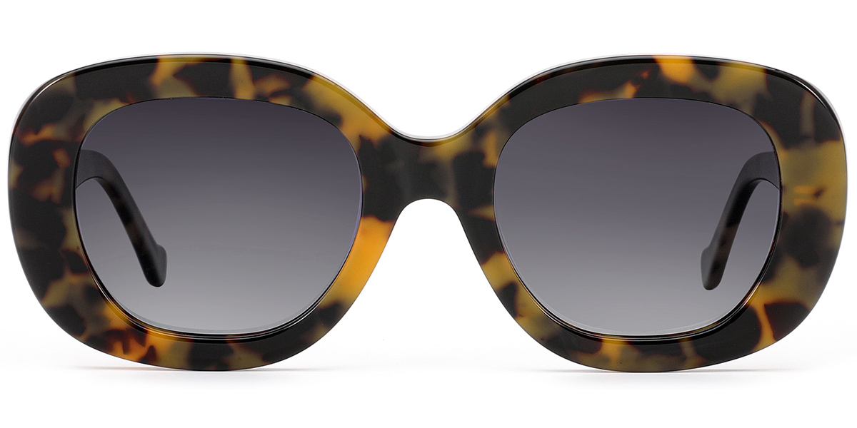 Acetate Square Sunglasses 