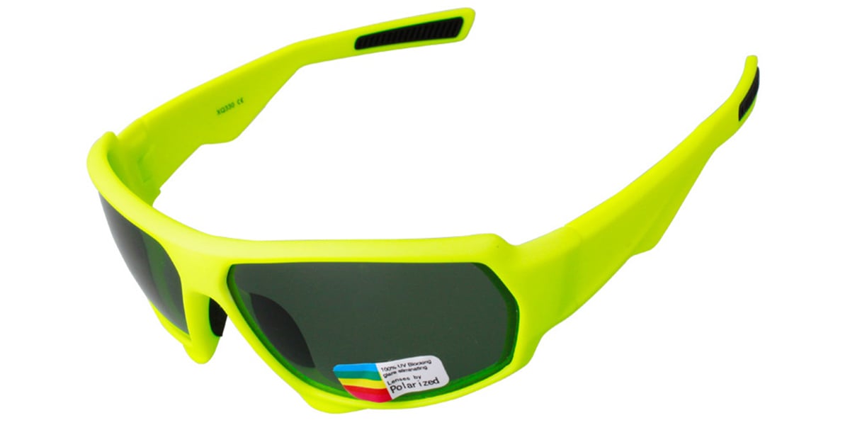 Rectangle Sunglasses green+dark_grey_polarized