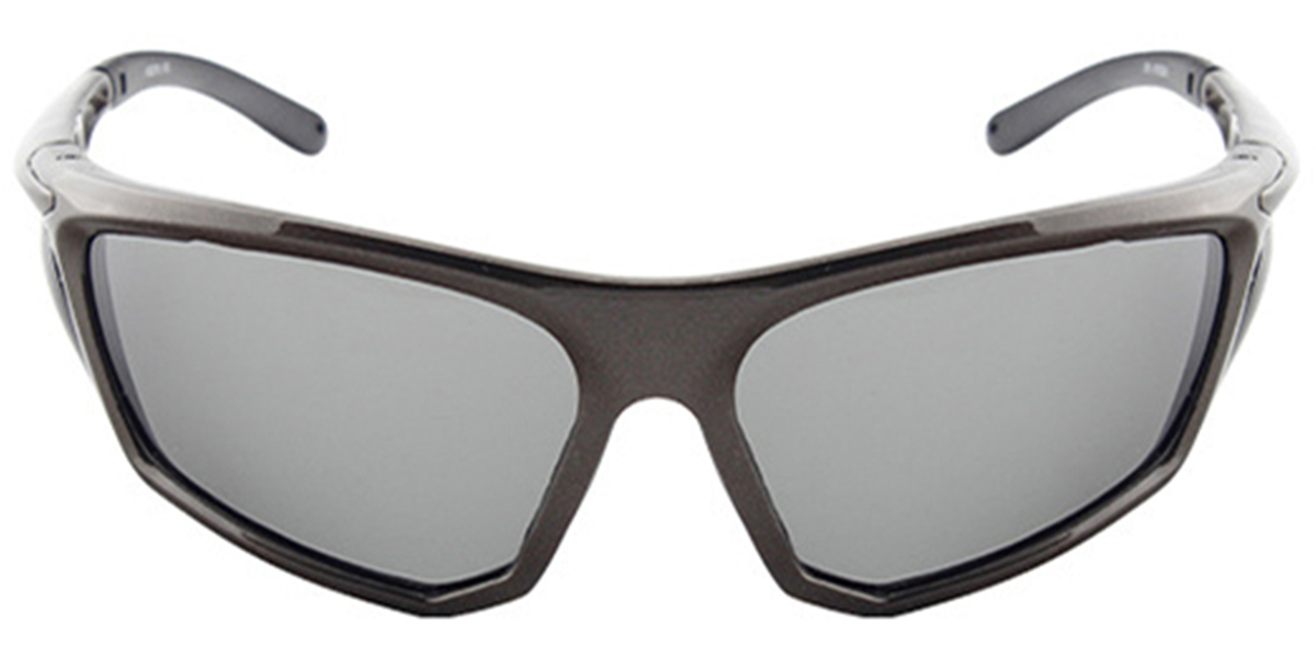 Rectangle Sunglasses gun_metal+dark_grey_polarized