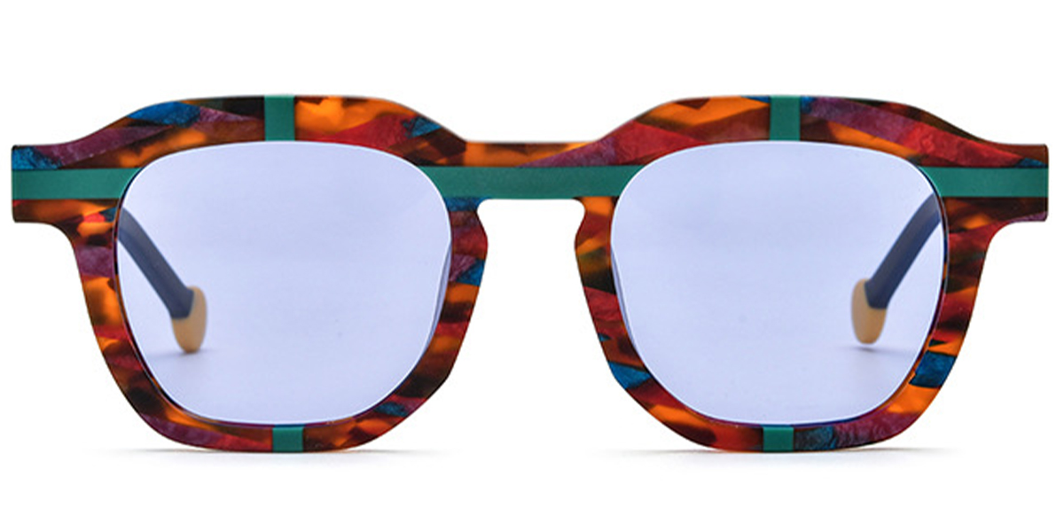 Acetate Square Sunglasses 