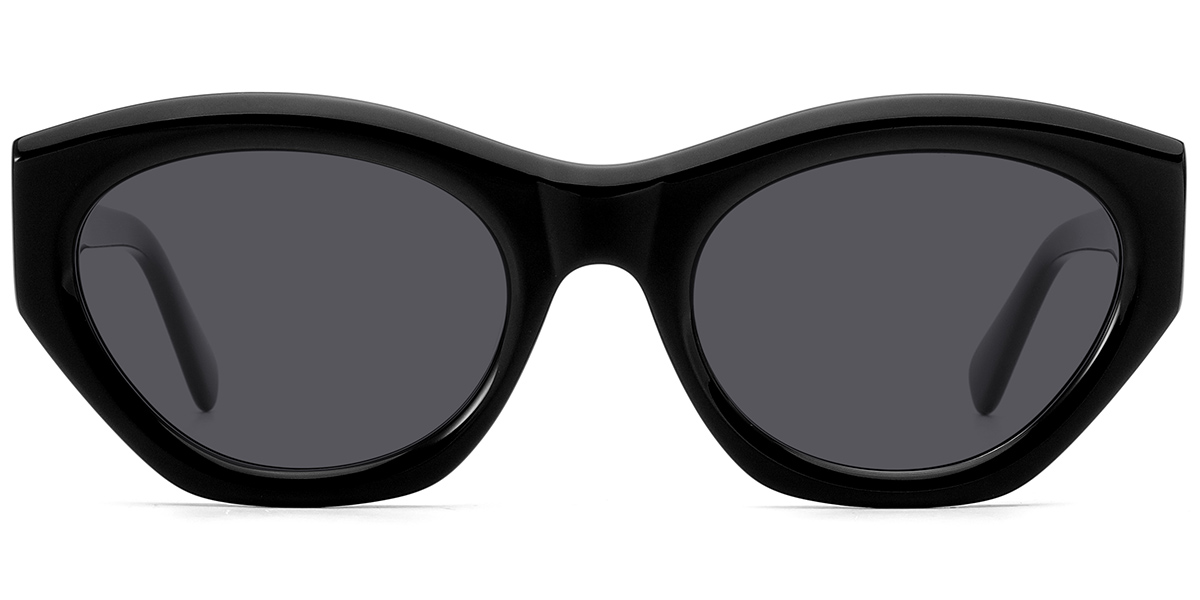 Acetate Geometric Sunglasses 