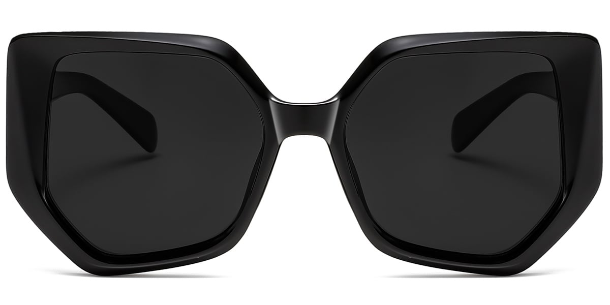 Acetate Geometric Sunglasses 