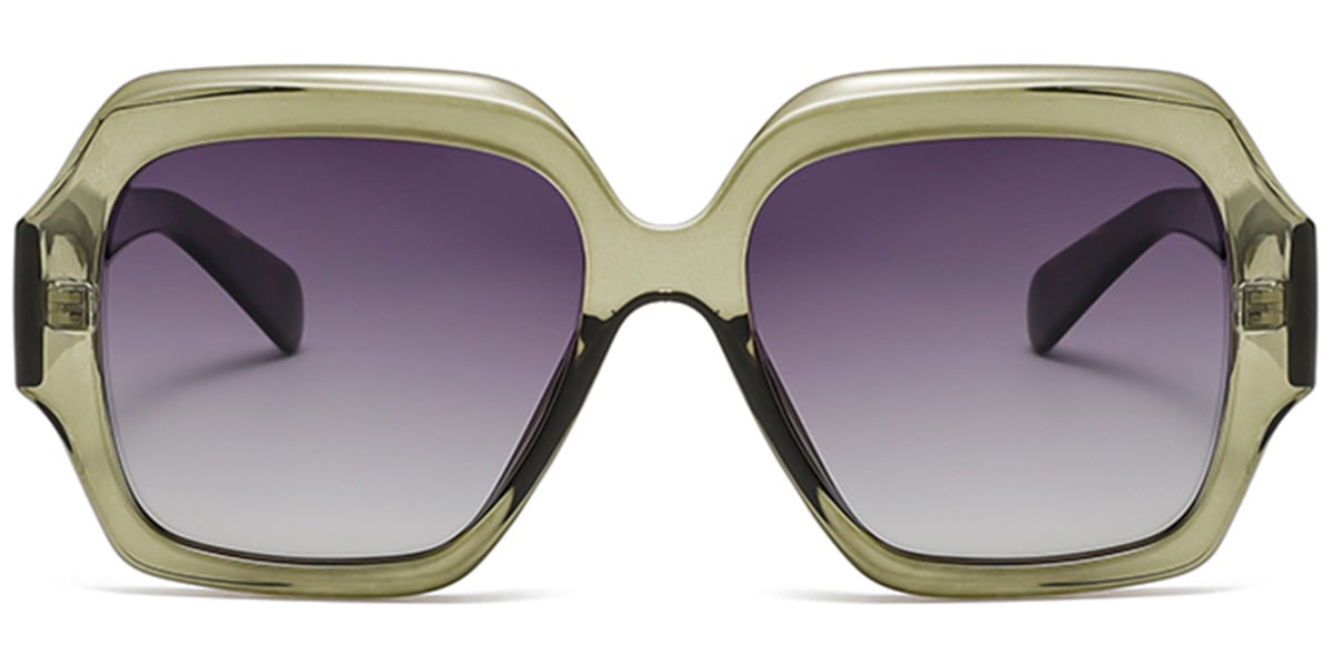 Acetate Square Sunglasses 