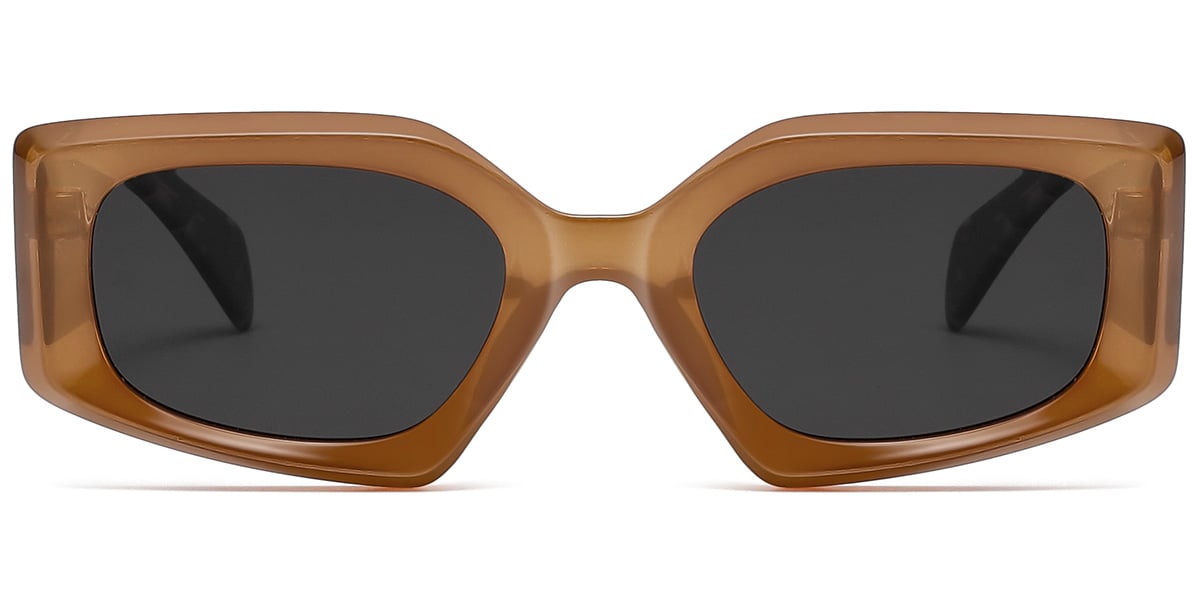 Acetate Rectangle Sunglasses 