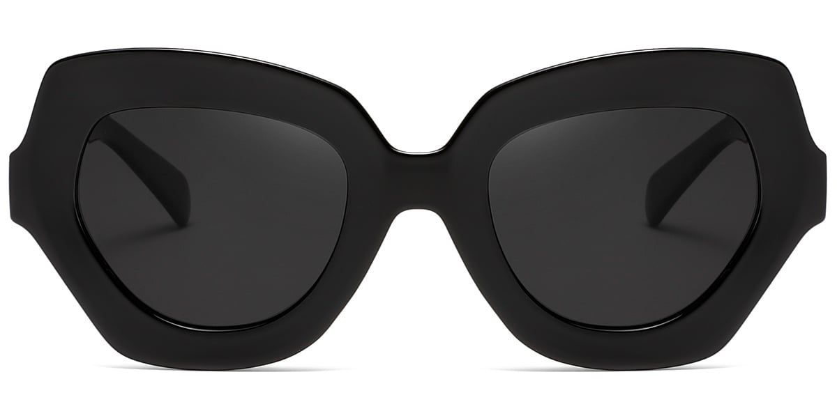 Acetate Geometric Sunglasses 