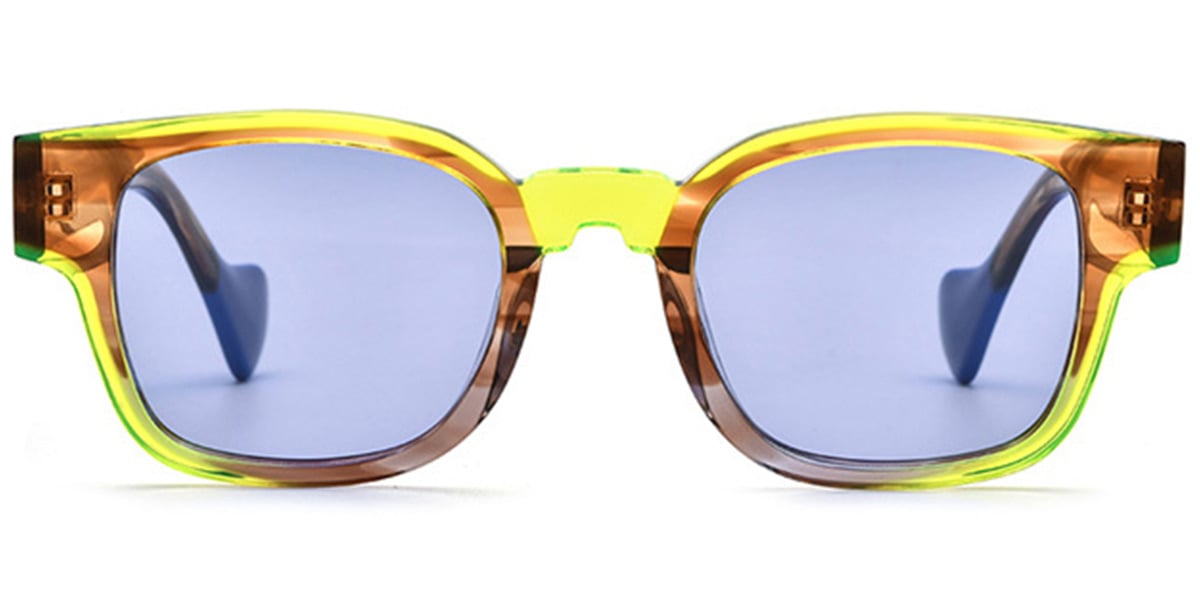 Acetate Square Sunglasses 