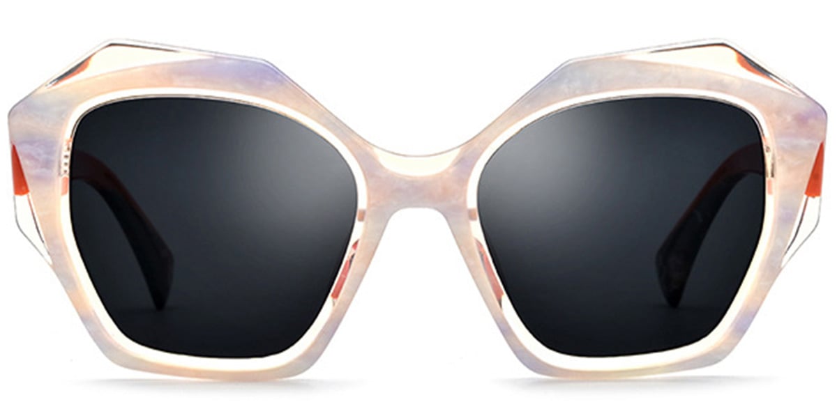 Acetate Square Sunglasses 