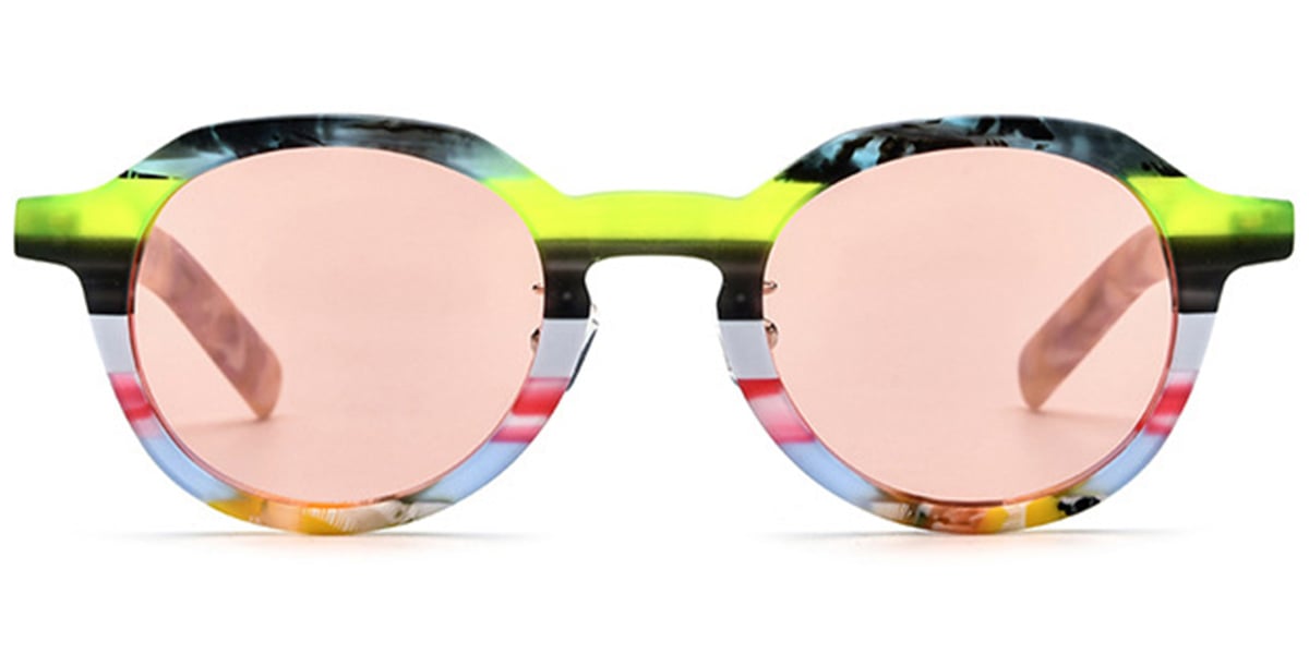 Acetate Square Sunglasses 