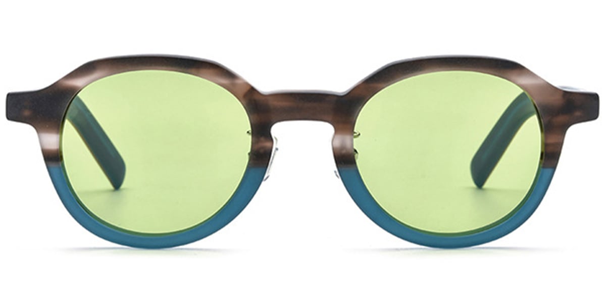 Acetate Square Sunglasses 