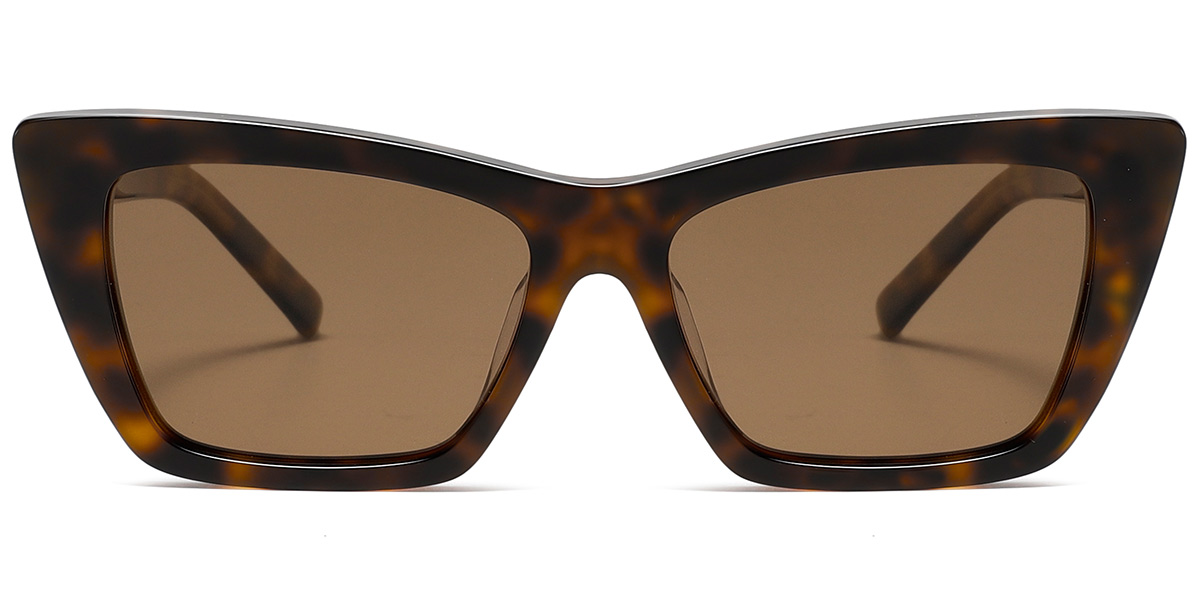 Acetate Rectangle Sunglasses 