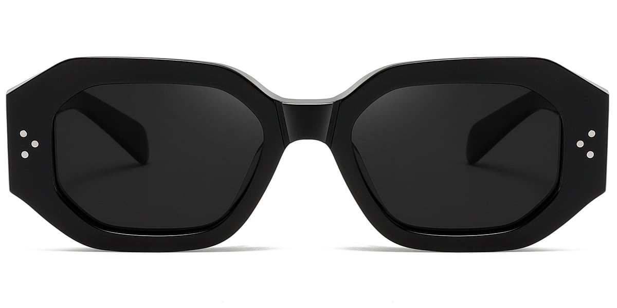 Acetate Rectangle Sunglasses 