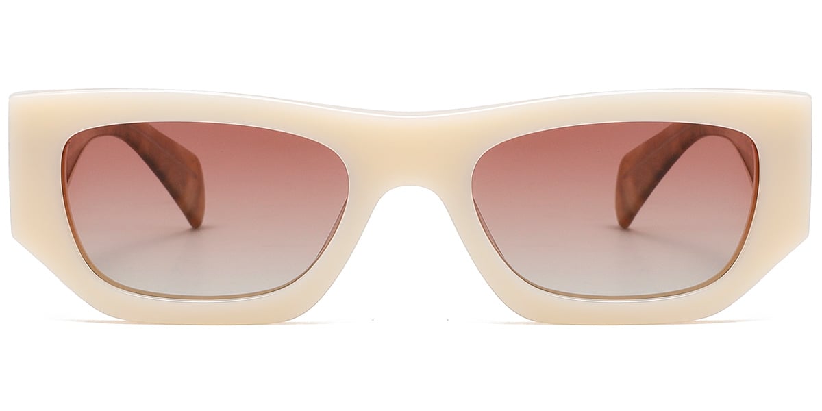 Acetate Rectangle Sunglasses 