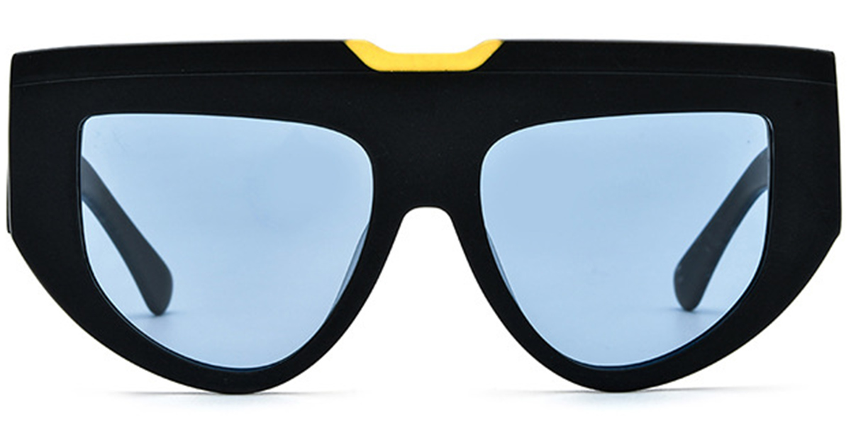 Acetate Geometric Sunglasses 