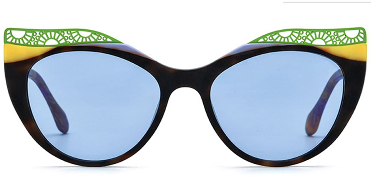 Acetate Cat Eye Sunglasses 