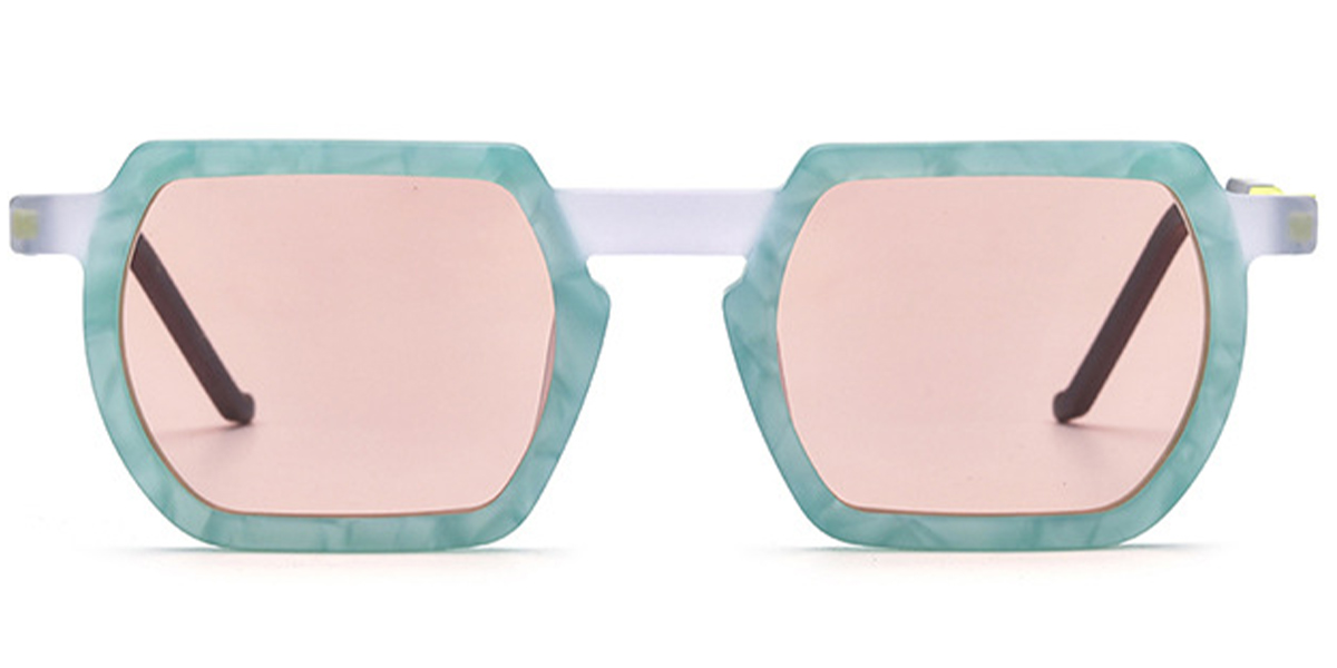 Acetate Square Sunglasses 