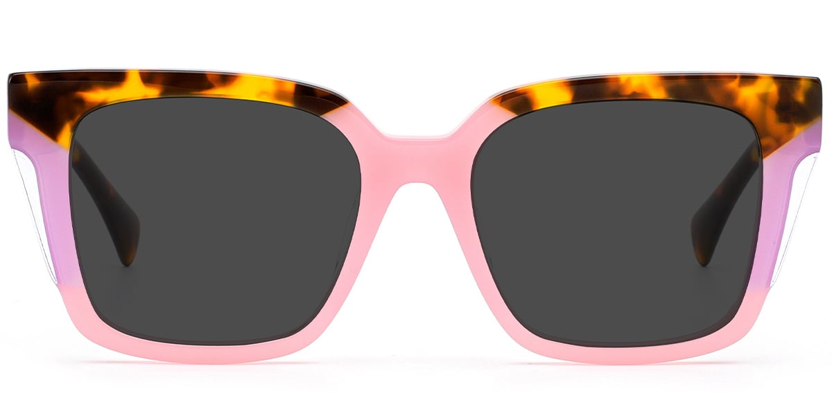 Acetate Square Sunglasses 