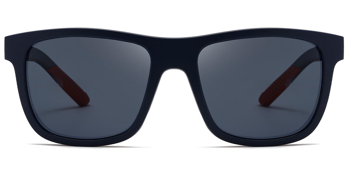 Rectangle Sunglasses blue+blue_polarized