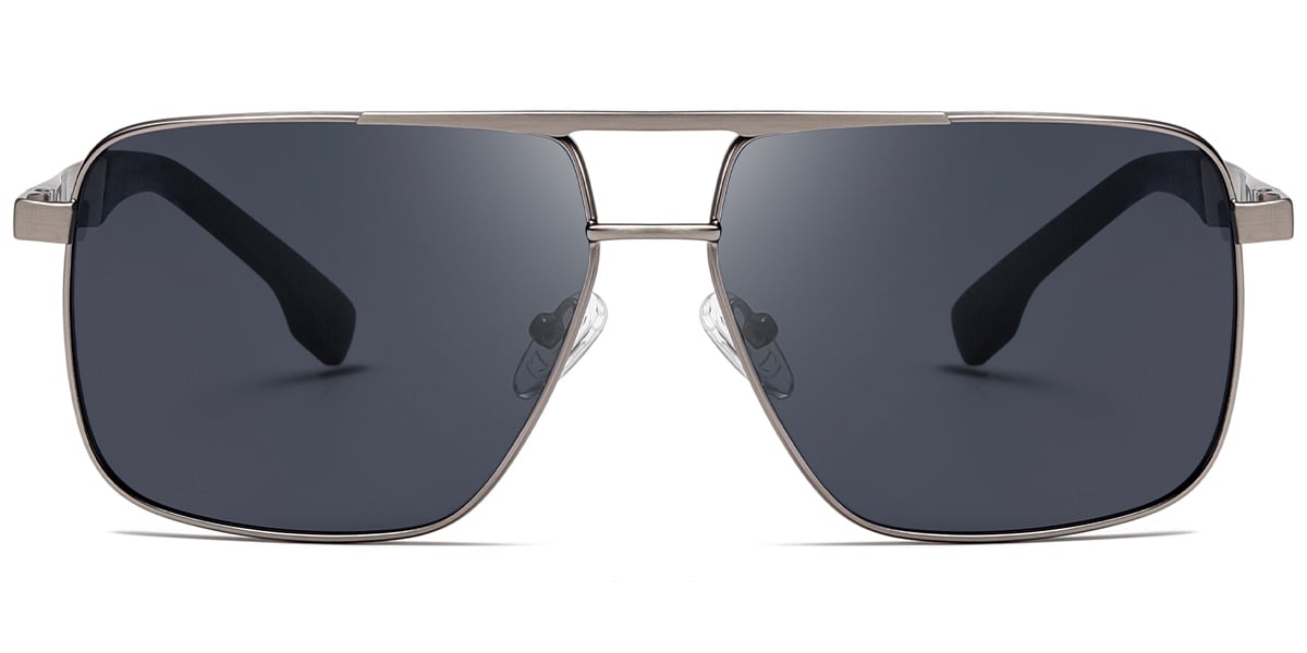 Aviator Sunglasses grey+blue_polarized