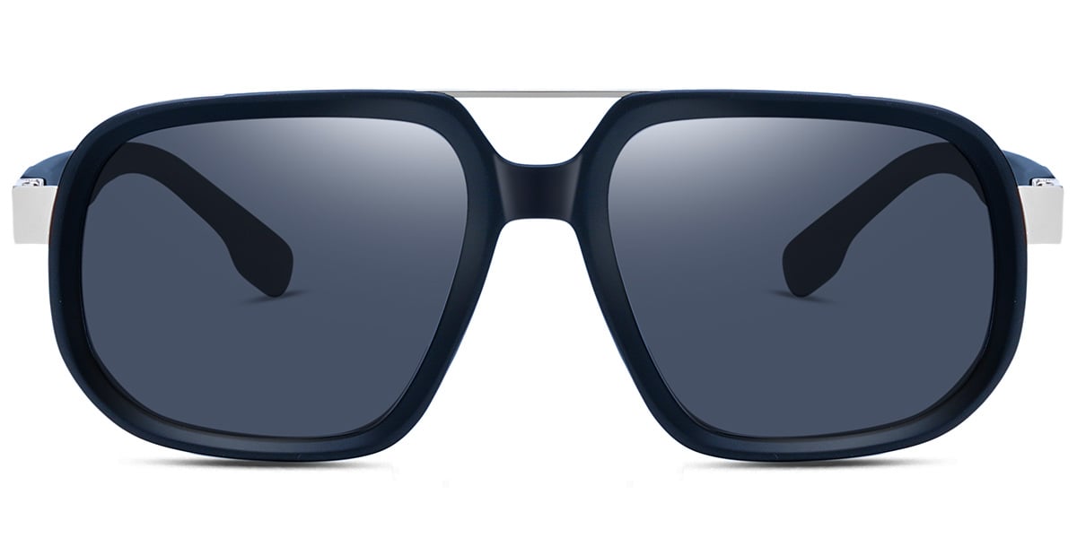 Aviator Sunglasses dark_blue+blue_polarized