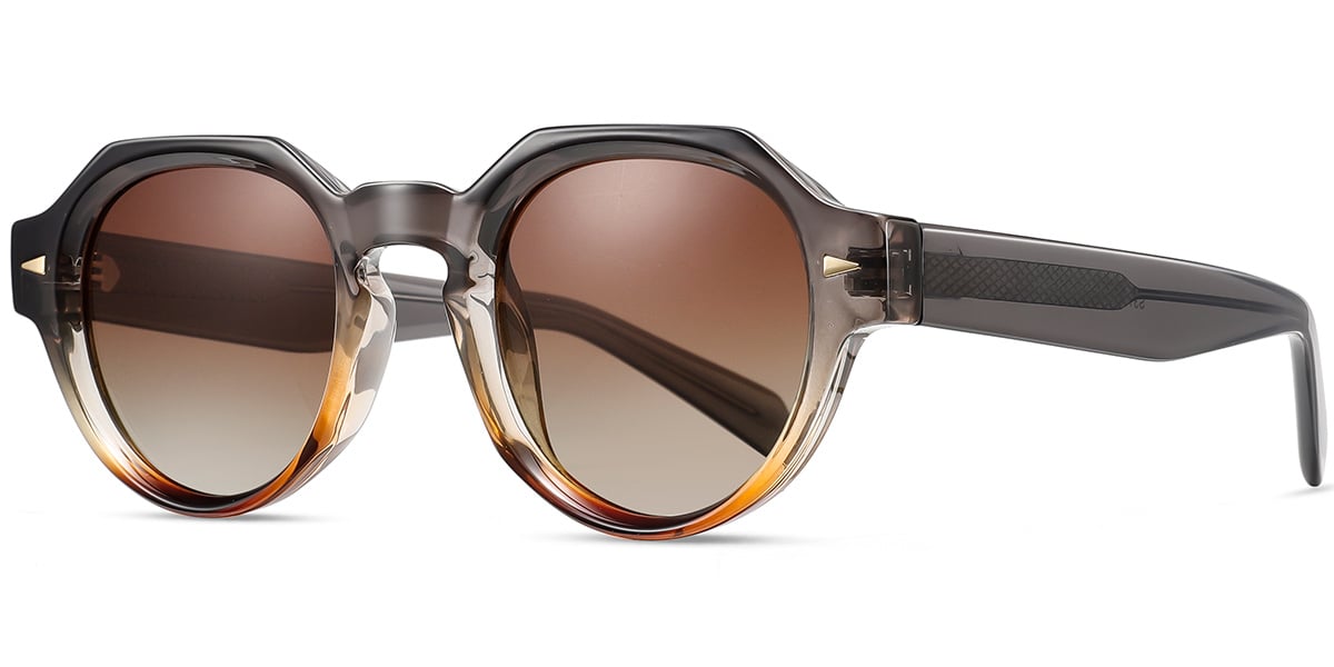 Square Sunglasses gradient_grey+gradient_amber_polarized