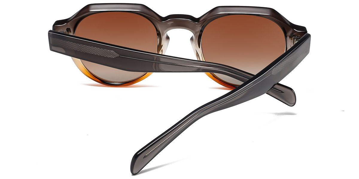 Square Sunglasses gradient_grey+gradient_amber_polarized