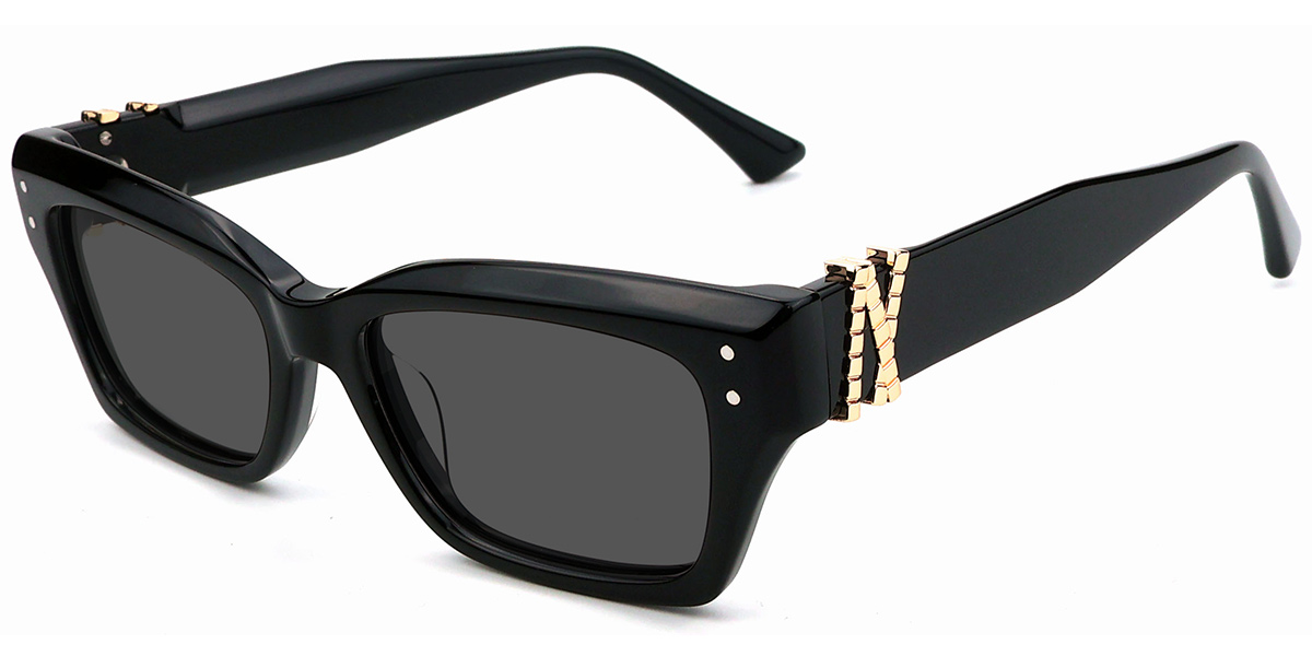 Acetate Rectangle Sunglasses SG9171
