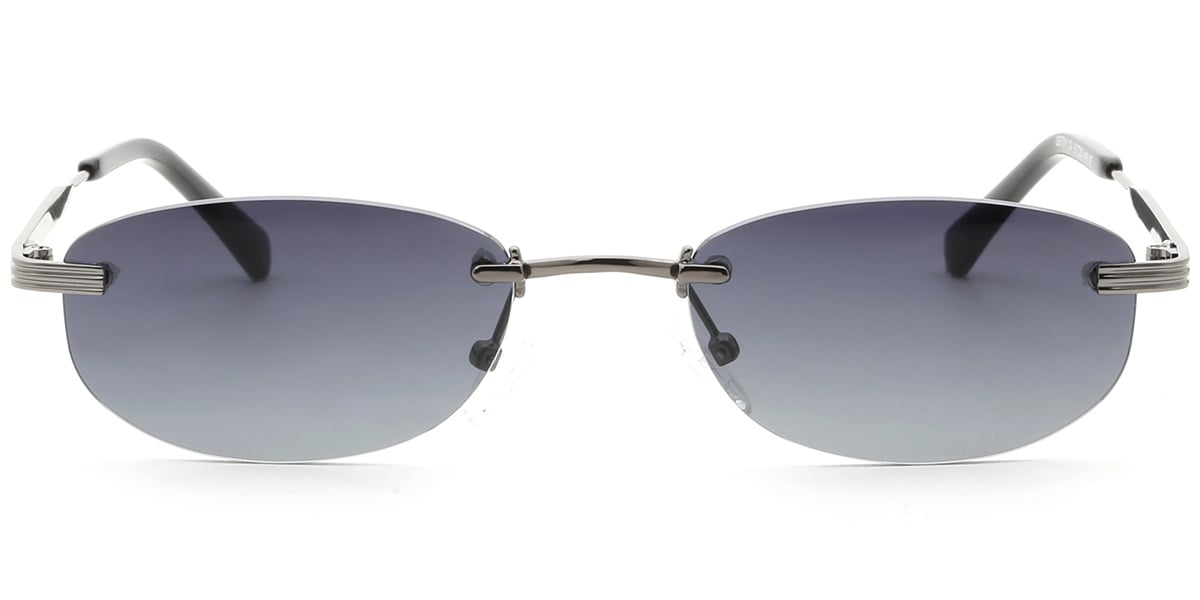 Acetate Oval Sunglasses grey+gradient_grey_polarized