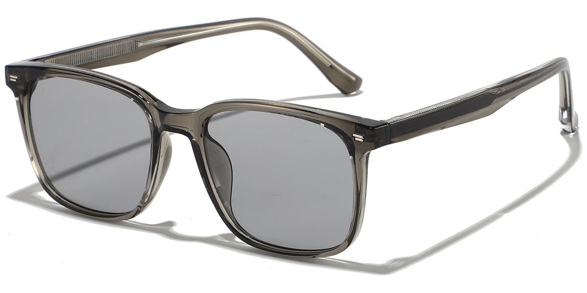 Square Sunglasses translucent-green+light_grey